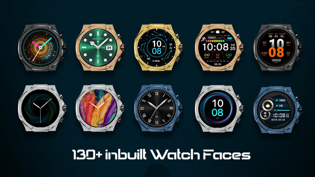 Fire Boltt Royale has 300 in built watch faces